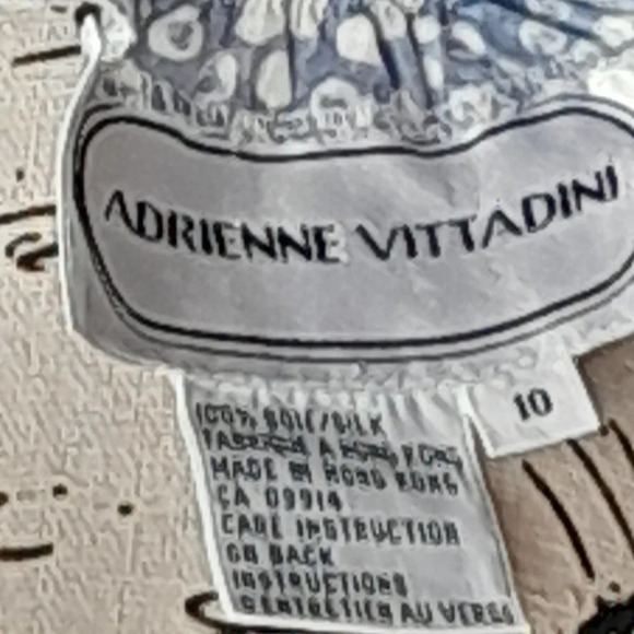 Vintage Adrienne Vittadini Silk Wrap Skirt - Picture 8 of 8
